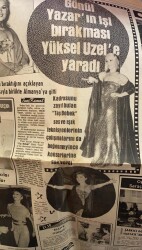 Son Havadis Gazetesi 26 Kasım 1982 - Gönül Yazarın İşi Yüksel Uzele Yaradı GZ69044 - 4