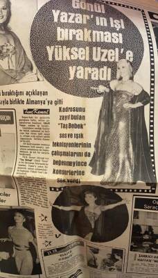 Son Havadis Gazetesi 26 Kasım 1982 - Gönül Yazarın İşi Yüksel Uzele Yaradı GZ69044 - 4