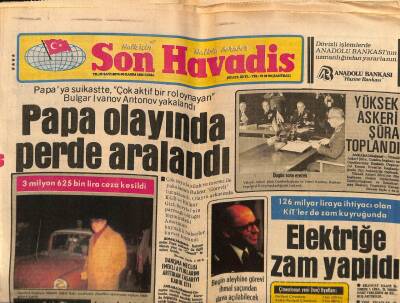 Son Havadis Gazetesi 26 Kasım 1982 - Gönül Yazarın İşi Yüksel Uzele Yaradı GZ69044 - 1