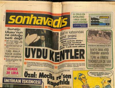 Son Havadis Gazetesi 26 Kasım 1983 - Doğum Günü Hediyesi GZ58572 - 1