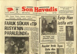Son Havadis Gazetesi 26 Mart 1969 - Eyüp Han İstifa Etti GZ65515 - 2