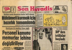 Son Havadis Gazetesi 26 Mart 1975 - Ardeşen'deki Yangında 1 Ölü 207 Yaralı Var - Kral Faysal Öldürüldü GZ160271 - Gökçekoleksiyon