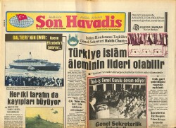 Son Havadis Gazetesi 26 Mayıs 1982 - Türkiye İslam Aleminin Lideri Olabilir - Müjde Ar Ve İlyas Salman Yılın Oyuncusu Seçildiler! GZ145989 - 1