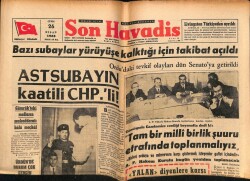 Son Havadis Gazetesi 26 Nisan 1963 - İzmirde Halk Skandala Adı Karışanları Yuhaladı GZ69331 - 2