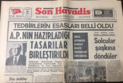 Son Havadis Gazetesi 26 Nisan 1971 - Batı Almanya3 Türkiye0 - GZ12117 - 1