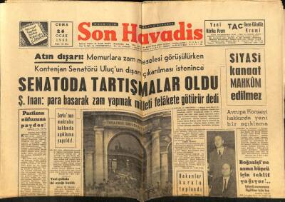 Son Havadis Gazetesi 26 Ocak 1962 - Gina Milletinin Sevgisini Tekrar Kazanmak İstiyor GZ80493 - 1