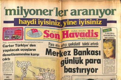 Son Havadis Gazetesi 26 Ocak 1979 - Muhammed Ali Şimdi De Desinatörlüğe Merak Sardı GZ56309 - 1