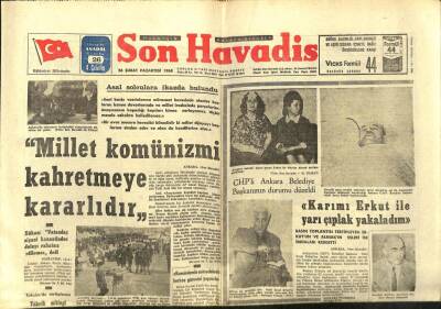 Son Havadis Gazetesi 26 Şubat 1968 - Avrupanın En Fazla Vergi Veren Şarkıcıları GZ97903 - 1