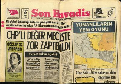 Son Havadis Gazetesi 26 Şubat 1976 - Trabzonda Maocularla Leninciler Çatıştılar GZ60369 - 1