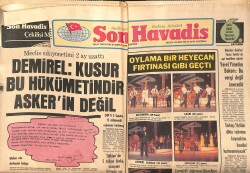 Son Havadis Gazetesi 26 Şubat 1979 - Barış Manço Ve Konuşan Elleri - Esin Afşar Ekranda GZ158857 - Gökçekoleksiyon