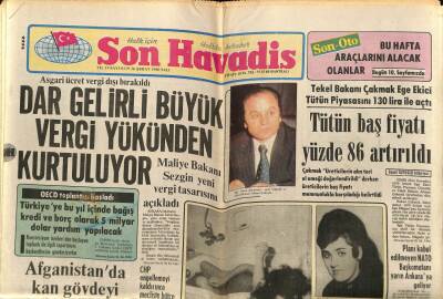 Son Havadis Gazetesi 26 Şubat 1980 - Gönül Yazar 6 Sevilen Şarkı İle Ekrana Geliyor GZ65496 - 2