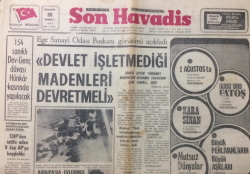 Son Havadis Gazetesi 26 Temmuz 1972 - CHPden İstifa Eden 9 Kişi APye Kaydoldu - GZ12503 - 1