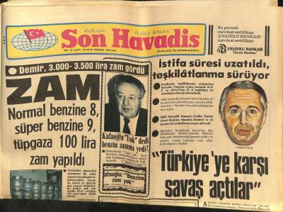Son Havadis Gazetesi 26 Temmuz 1983 - İran , Irakta Yayılıyor - Salih Bora Dünya Şampiyonası İçin Bileniyorum GZ123933 - 1
