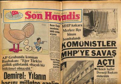 Son Havadis Gazetesi 27 Aralık 1979 - İranda General 10 Kişi Daha Kurşuna Dizildi GZ74282 - 1