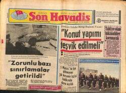 Son Havadis Gazetesi 27 Ekim 1982 - Ömer Ay Türkiyeye İade Edildi GZ102172 - 2