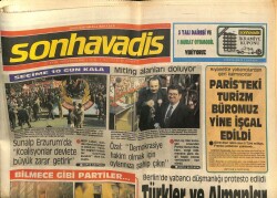 Son Havadis Gazetesi 27 Ekim 1983 - Sanayi Ve Teknoloji Bakanına Şükran Plaketi Verildi GZ102163 - 1
