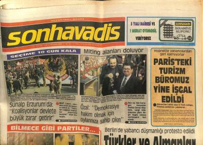 Son Havadis Gazetesi 27 Ekim 1983 - Sanayi Ve Teknoloji Bakanına Şükran Plaketi Verildi GZ102163 - 1