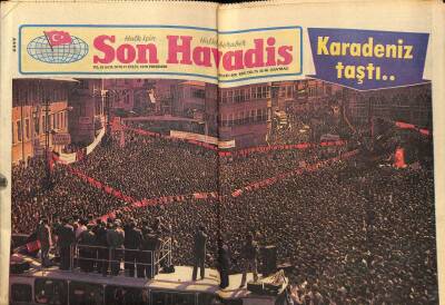 Son Havadis Gazetesi 27 Eylül 1979 - Demirel Biz Bu Vatanı Sokakta Bulmadık GZ69097 - 2
