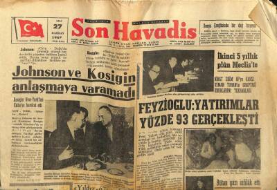 Son Havadis Gazetesi 27 Haziran 1967 - Otomobil İthalinde Yeni Kararlar Alındı - Başkan Sunay Bugün Fransaya Gidiyor GZ92960 - 1