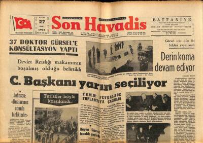 Son Havadis Gazetesi 27 Mart 1966 - Antalya Festivali 28 Mayısta Yapılacak GZ77478 - 1