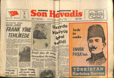Son Havadis Gazetesi 27 Mart 1969 - Atatürk`ün Yakın Arkadaşları YTP Saflarında Tekrar Politikaya Atıldı GZ80466 - 1