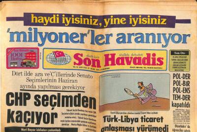 Son Havadis Gazetesi 27 Ocak 1979 - Türk-Libya Ticaret Anlaşması Yürümedi GZ81504 - 1