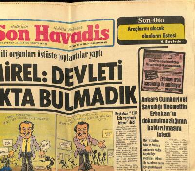 Son Havadis Gazetesi 28 Ağustos 1980 - İbrahim Tatlıses İle Perihan Savaş Yasak Aşklarını Artık Gizlemiyor GZ65497 - 2