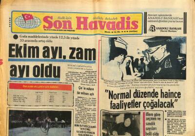 Son Havadis Gazetesi 28 Ekim 1982 - İspanyada Halk Bugün Sandık Başına Gidiyor GZ102196 - 1