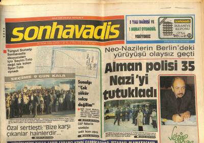 Son Havadis Gazetesi 28 Ekim 1983 - James Bond Rolü İçin Sean Connery Ve Roger Moore Arasında Rekabet Var GZ102162 - 1