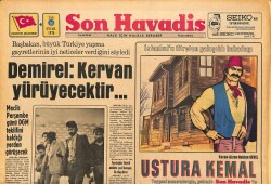 Son Havadis Gazetesi 28 Eylül 1976 - Hora İstanbul'da - Demirel : Kervan Yürüyecektir... GZ161007 - Gökçekoleksiyon