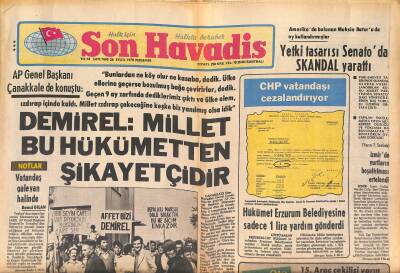 Son Havadis Gazetesi 28 Eylül 1978 - Türk Müziğinin Ünlü İsmi Taner Şener İle Kıymetli Sanatçı Aysel Mutlu Şans Dağıtacak GZ125360 - 1
