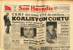 Son Havadis Gazetesi 28 Kasım 1963 - Kennedynin Katli Olayı Senatoda... GZ65350 - 2