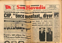 Son Havadis Gazetesi 28 Mart 1964 - Enosise 500 Milyon Lira Veren 16 Rum Yarın Hudut Dışı Ediliyor GZ69805 - 2