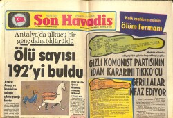 Son Havadis Gazetesi 28 Mart 1978 - Rafaella Carra'ya Sahne Dar Geldi! - Yay Burcu Kadınları Hülya Koçyiğit Fatma Girik GZ143156 - 1