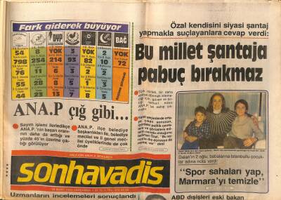 Son Havadis Gazetesi 28 Mart 1984 - Brooke Shields , Tunusu İhya Ediyor - BM , Irakı Suçlu Buldu GZ121136 - 1