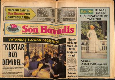 Son Havadis Gazetesi 28 Nisan 1978 - Yakıt Zammı da Vergiye Giriyor GZ56494 - 1