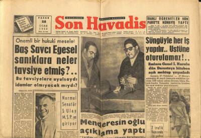 Son Havadis Gazetesi 28 Ocak 1962 - İtalya`nın Brigitte Bardot`su Christina Gajoni GZ80495 - 1