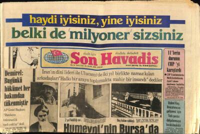 Son Havadis Gazetesi 28 Ocak 1979 - Antalya AP İl Binasına Bomba Atıldı GZ114422 - 1