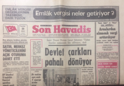 Son Havadis Gazetesi 28 Şubat 1972 - Devlet Çarkları Pahallı Dönüyor - GZ12155 - 2