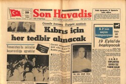 Son Havadis Gazetesi 28 Temmuz 1965 - Bir İlçe Başkanı CKMP Liderliğine Adaylığını Koydu GZ102300 - 1