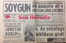 Son Havadis Gazetesi 28 Temmuz 1971 - 4.Ay Yolculuğu Tehlikeye Girdi - GZ12476 - 1