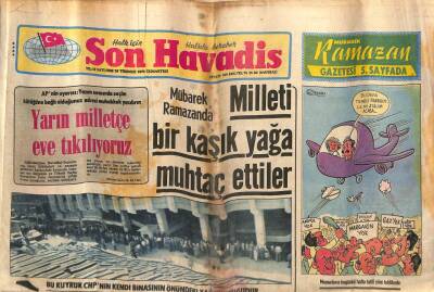 Son Havadis Gazetesi 28 Temmuz 1979 - Misk Yöneticileri Bugün Mahkemeye Çıkarılıyor GZ81500 - 1