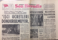 Son Havadis Gazetesi 29 Aralık 1971 - Doğuda Eşkiya Avı - GZ12850 - 1