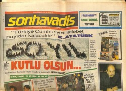 Son Havadis Gazetesi 29 Ekim 1983 - Atatürkün İstiklal Madalyasından Başka 15 Madalyası Daha Vardı GZ102164 - 2