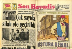Son Havadis Gazetesi 29 Eylül 1976 - Solcuların Ateşi İle Bir Öğrenci Öldürüldü GZ65499 - 2