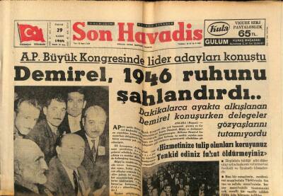 Son Havadis Gazetesi 29 Kasım 1964 - Refik Karaltan Kriz Geçirdi GZ74157 - 1