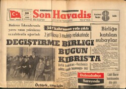 Son Havadis Gazetesi 29 Mart 1965 - Cahit Okurer Hastahaneden Dün Çıktı GZ158820 - Gökçekoleksiyon
