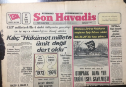 Son Havadis Gazetesi 29 Mart 1974- Devler Yarı Final İçin Hazırlanıyor - GZ12236 - 1