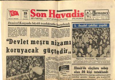 Son Havadis Gazetesi 29 Mayıs 1968 - Türklerin Meselesi Vietnam Değil Türkistan Olmalıdır GZ76454 - 1