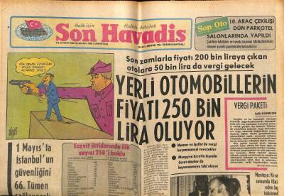 Son Havadis Gazetesi 29 Nisan 1978 - Yerli Otomobillerin Fiyatı 250 Bin Lira Oluyor GZ102048 - 1